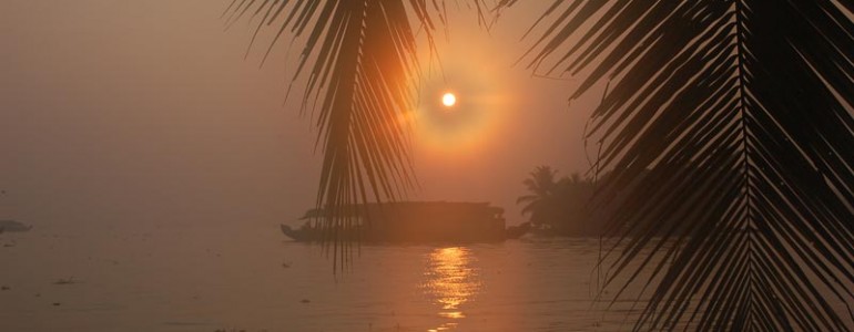 Sunrise on the backwaters