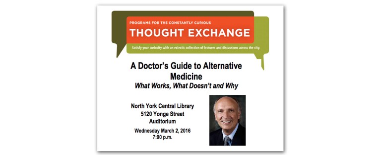 ‘Thought Exchange’ Lecture at North York Central Library