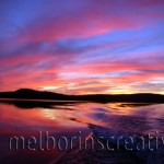 "SMOKE LAKE SUNSET" Algonquin Park Ontario