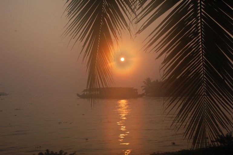 Sunrise on the backwaters